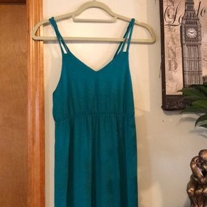 NWT Willi Smith teal maxi dress